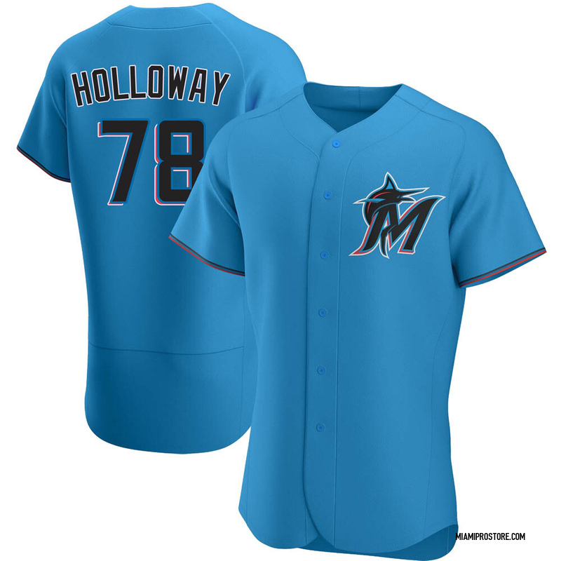 Jordan Holloway Jersey, Authentic Marlins Jordan Holloway Jerseys ...