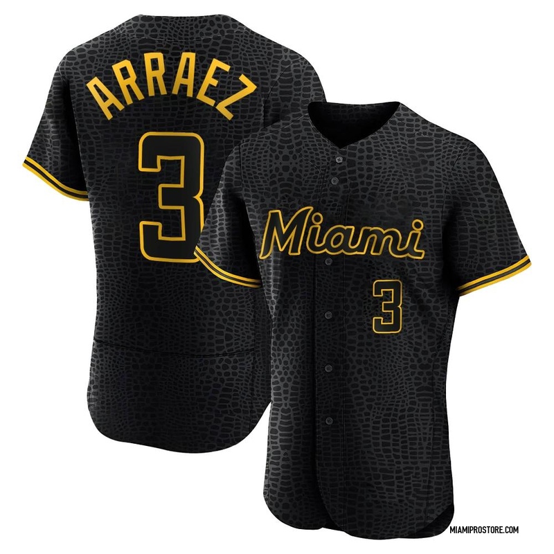 Men's Nike Luis Arraez White Miami Marlins Home Replica Player Jersey, M